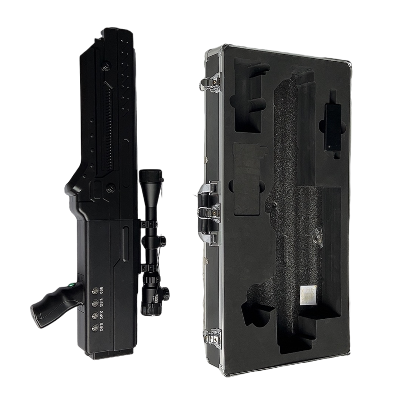  鄄城手持便携式枪型低空防御反制四通道A型